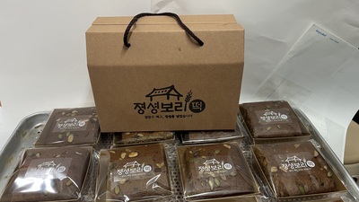 무설탕 보리떡